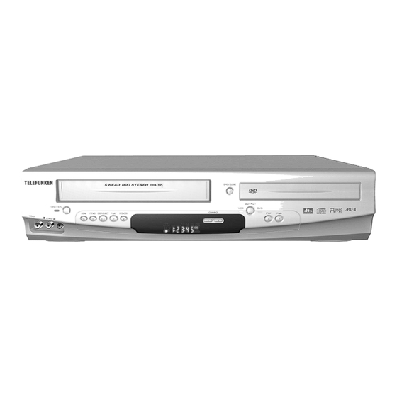 Telefunken TDV-3000A Service Manual