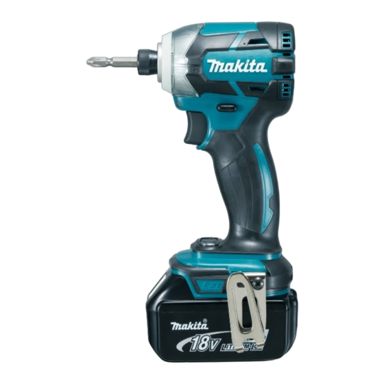 Makita DTD148 Technical Product Information
