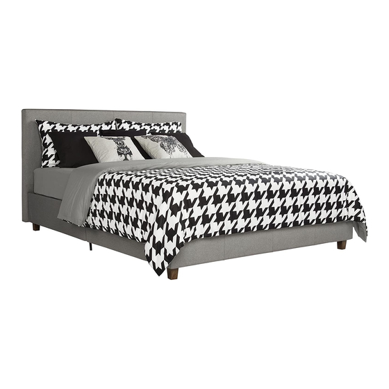 User Manuals: DHP 4038439 Upholstered Bed