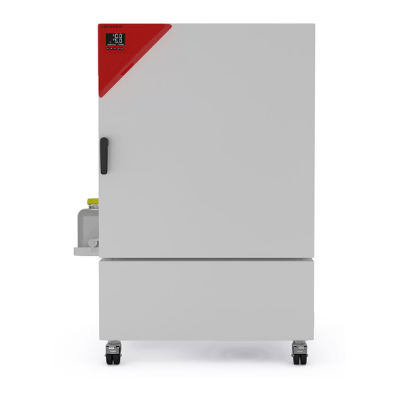 Binder KBF-S ECO 240 Manuals