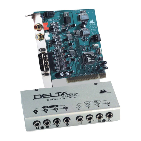 M-Audio Delta 66 Manuals