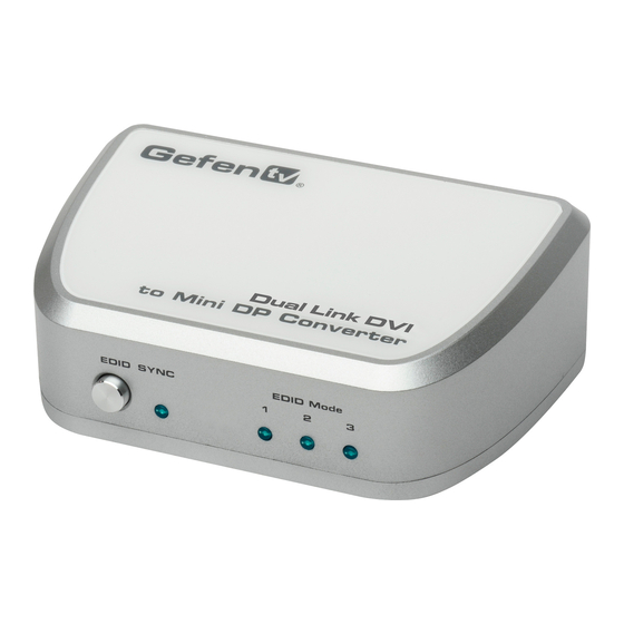 Gefen GTV-DVIDL-2-MDP User Manual