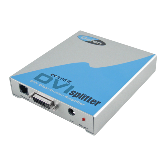 Gefen DVI Splitter User Manual