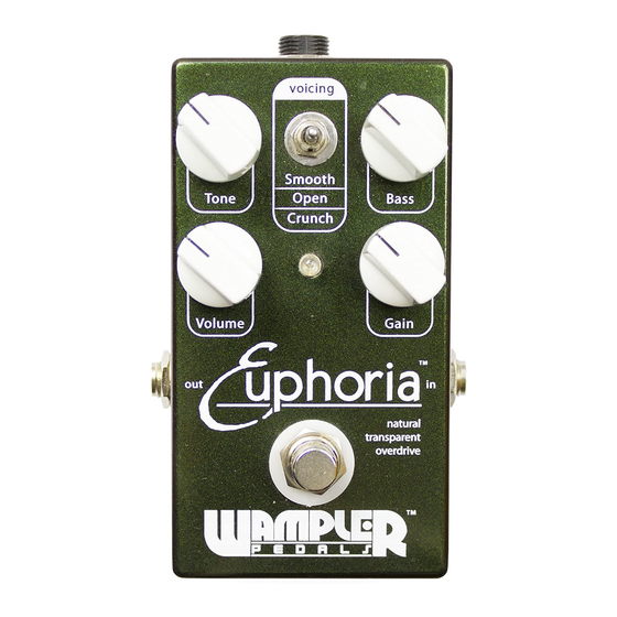 Wampler Euphoria Manual