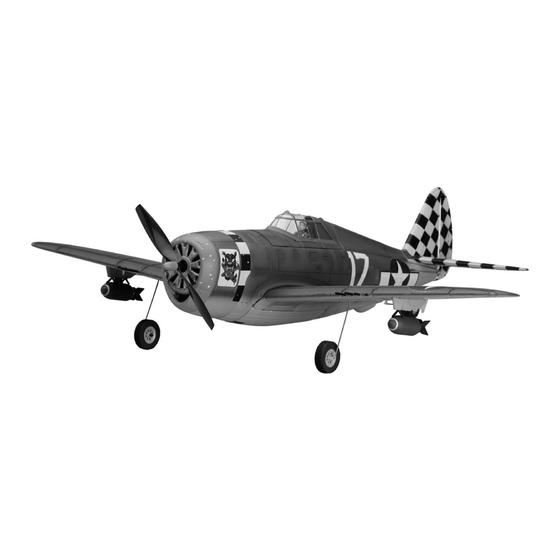 E-FLITE thunderbolt p-47 Manuals