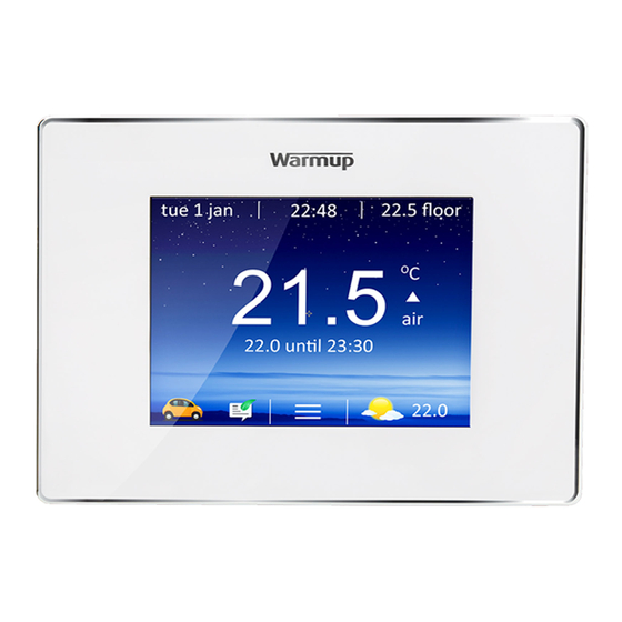 Warmup 4iE Installation & Operating Manual