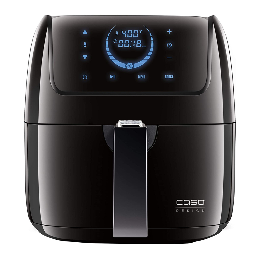 CASO DESIGN AF 300 Air Fryer Manuals