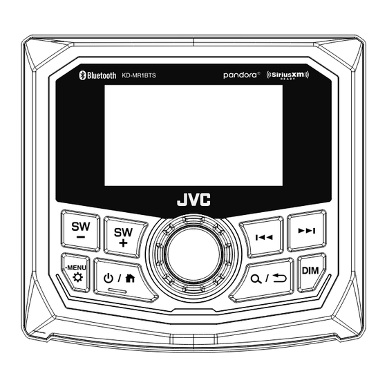 JVC KD-MR1BTS Instruction Manual