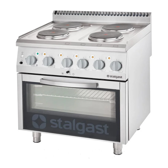 Stalgast 9715000 Instruction Manual