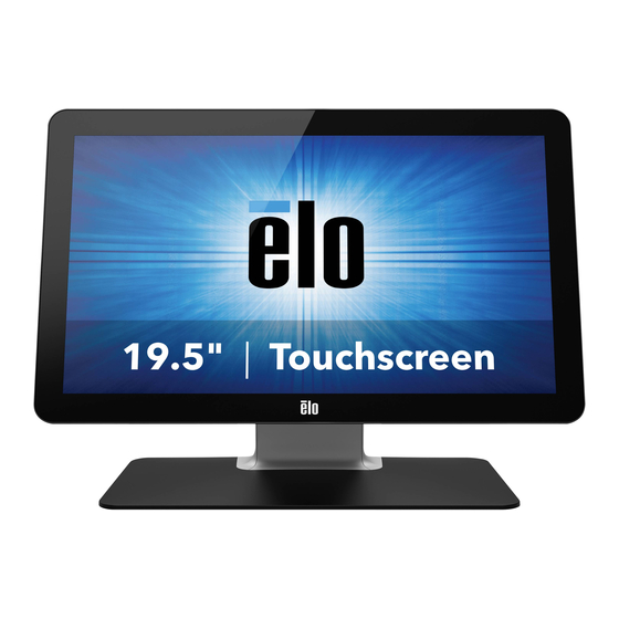 Elo Touch Solutions ET2002L User Manual