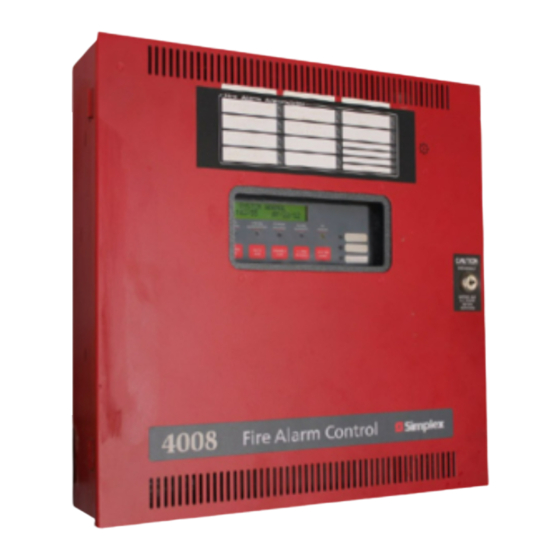 Simplex 4008-9101 Installation, Programming And Operating Instructions