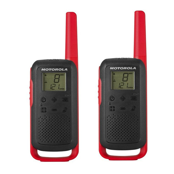 Motorola solutions T62 Two-Way Radios Manuals