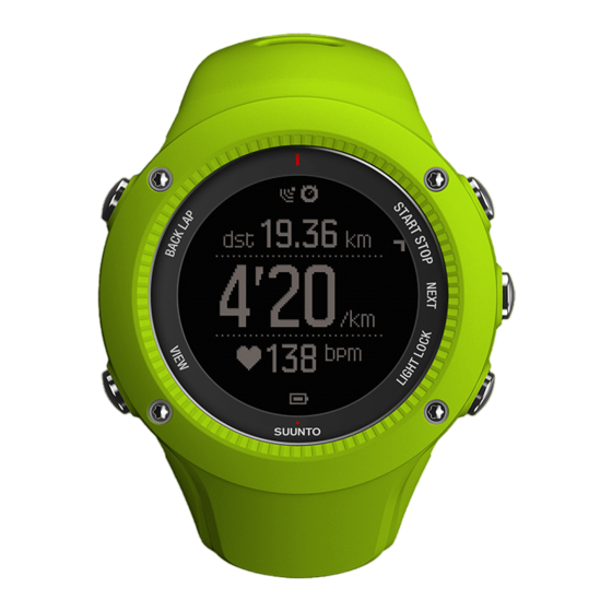 Suunto AMBIT3 RUN 1.5 User Manual