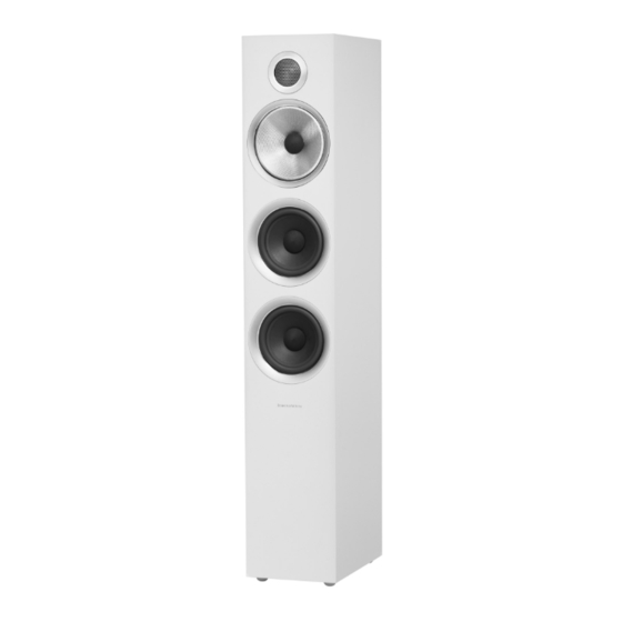 Bowers & Wilkins 704 S2 Series Service – Technical Manual
