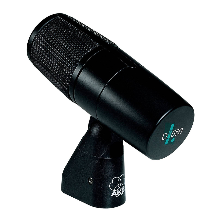 AKG D550 Specifications