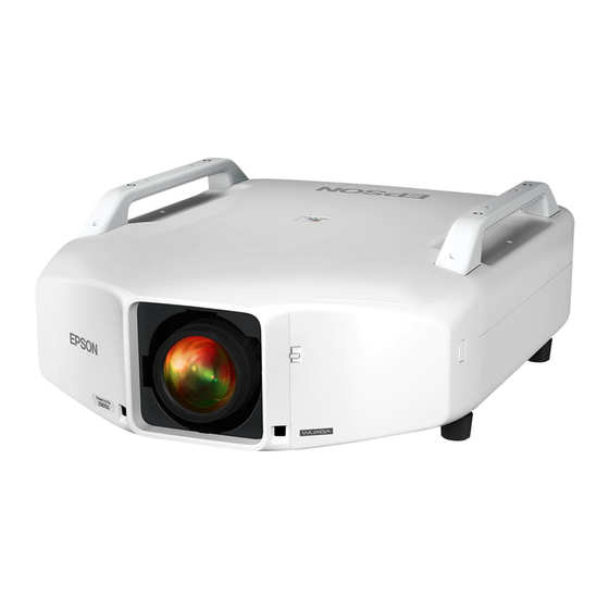 Epson PowerLite Pro Z9870NL Quick Reference