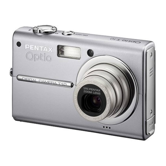 Pentax Optio T10 Operating Manual