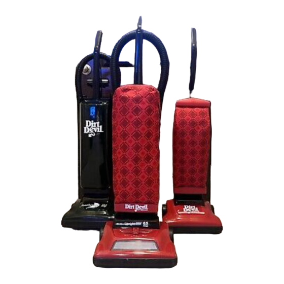 Dirt Devil UPRIGHT Series Owner's Manual