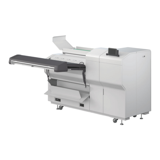 User Manuals: Oce Folder Professional 6011 Folding