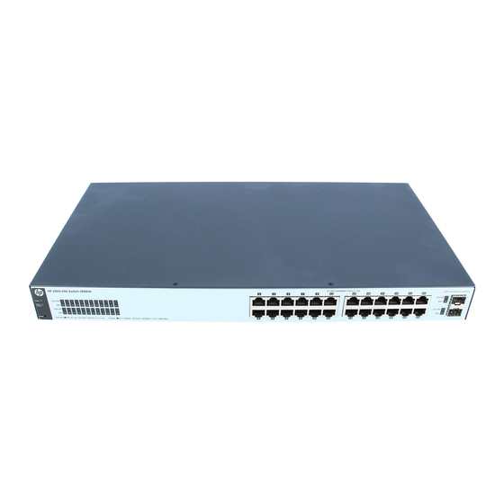 HP OfficeConnect 1820 24G PoE+ Manuals