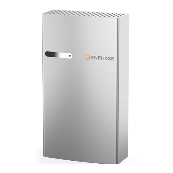 enphase IQ Battery 3T Quick Install Manual