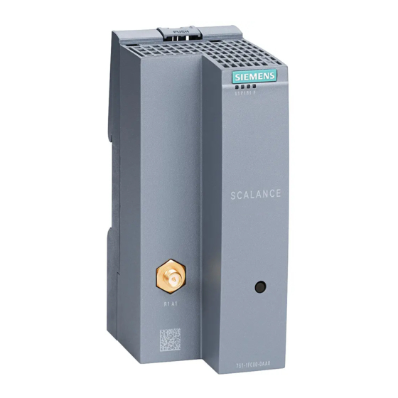 Siemens SIMATIC NET SCALANCE W760 Operating Instructions Manual