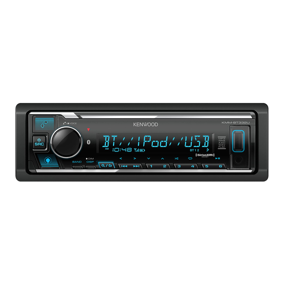 Kenwood KMM-BT332U Bluetooth Car Stereo Manuals