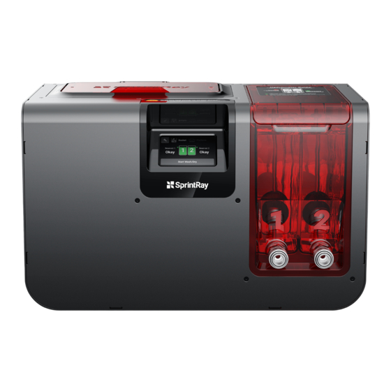 SprintRay Pro Wash/Dry Quick Start Manual