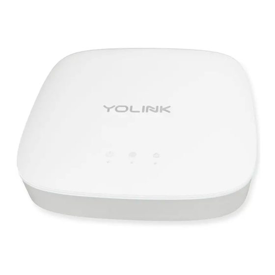 Yolink YS1603-UC (FCC) Installation Manual & Users Manual