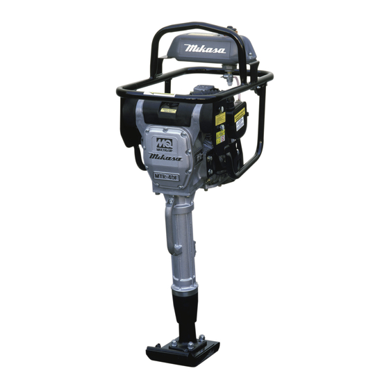 User Manuals: MULTIQUIP MTR40F Vibratory Rammer