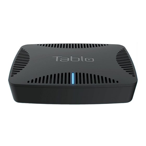 Tablo QUAD 4-TUNER Quick Start Manual