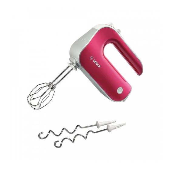 Bosch Styline MFQ4 Series Information For Use