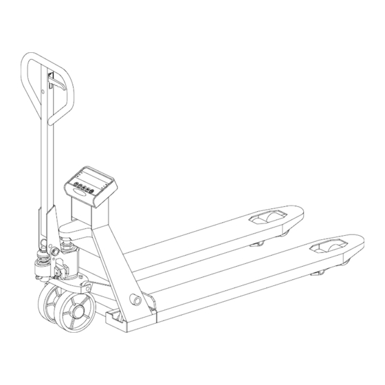 TMG TMG-PJ45S Scale Pallet Jack Manuals