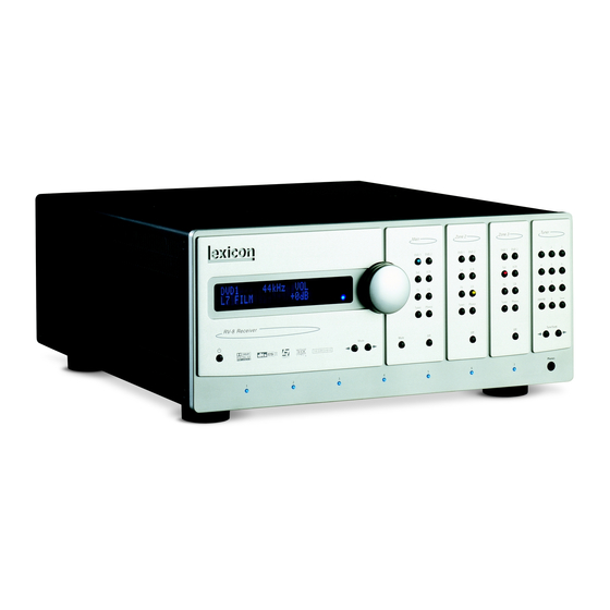 Lexicon RV8 V1.0 - SERIAL COMMUNICATIONS PROTOCOL DEFINITION REV 1-7 Manual