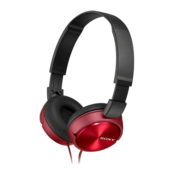 Sony MDR-ZX310AP/R Specifications