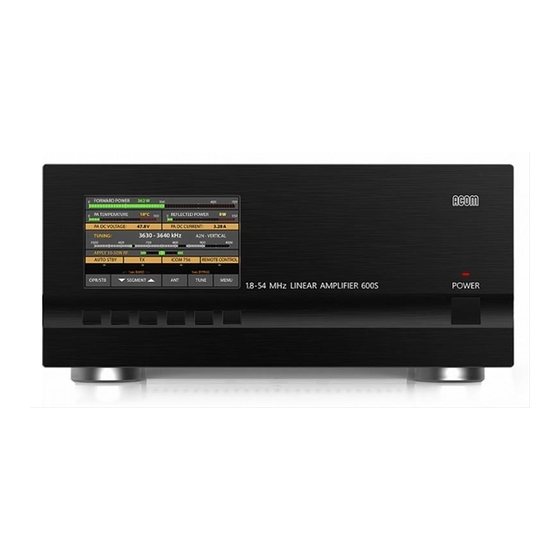 Acom 600S Operating Manual