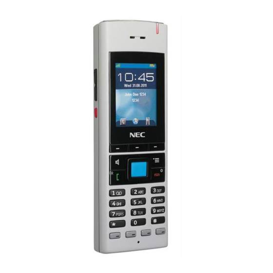 NEC I766 DECT Quick Reference Manual