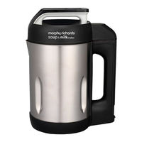 Morphy Richards SOUP & MILK MAKER Instructions For Use Manual