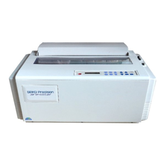 Seiko Precision BP-6000 Owner's Manual