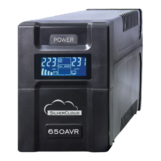 SilverCloud 650AVR User Manual