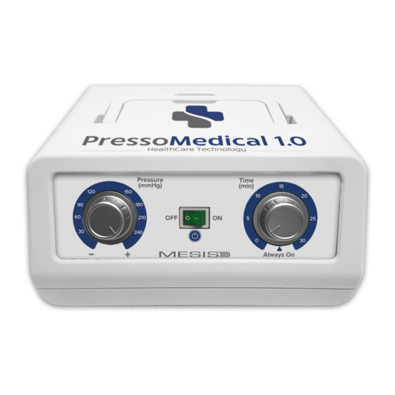 Mesis PressoMedical 1.0 User Manual