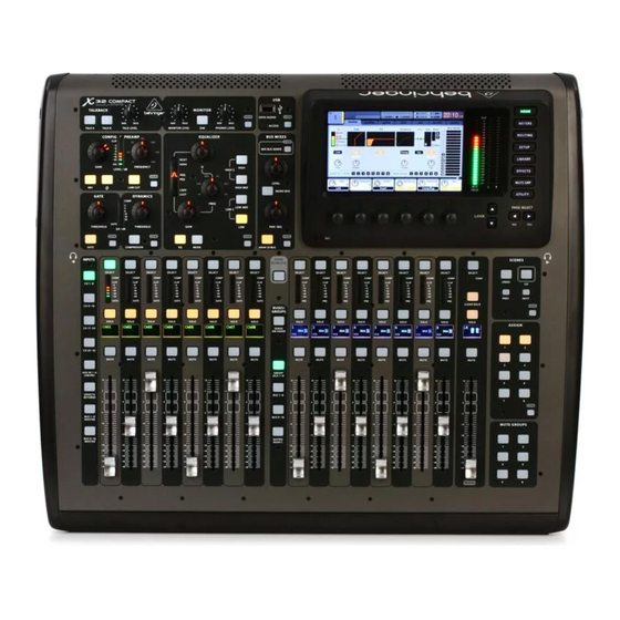 Behringer X32 User Manual