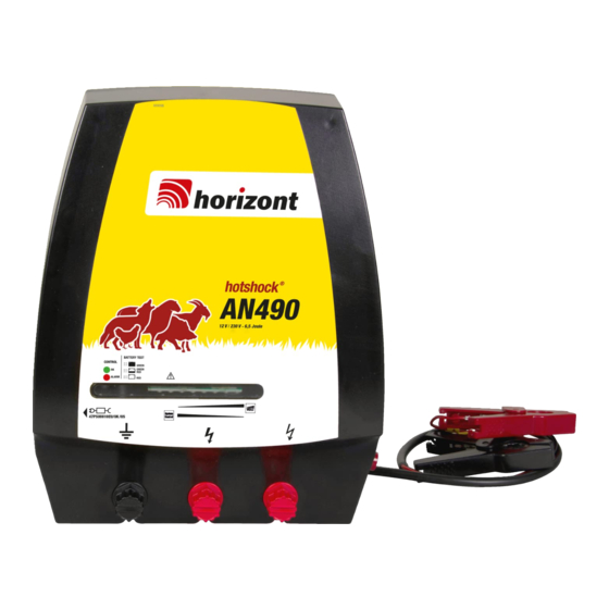 Horizont hotshock AN490 Instruction Manual
