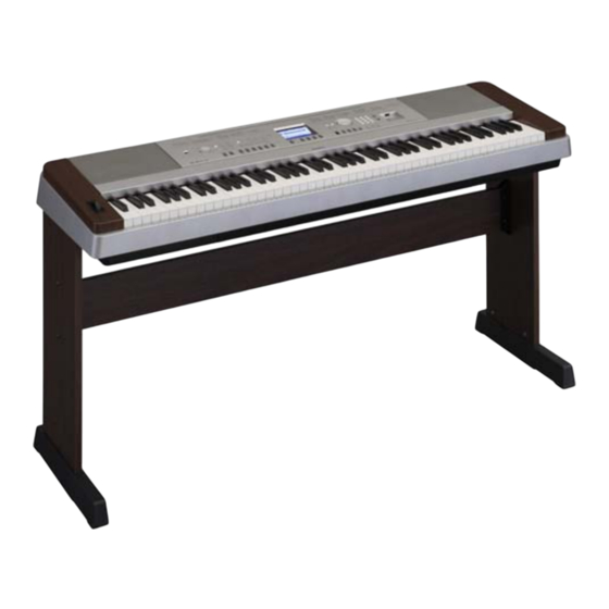 Yamaha Portable grand DGX-640W Service Manual
