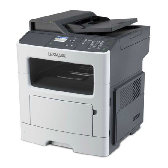 Lexmark MX310 Quick Reference Manual