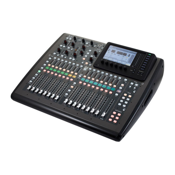 Behringer X32 Quick Start Manual