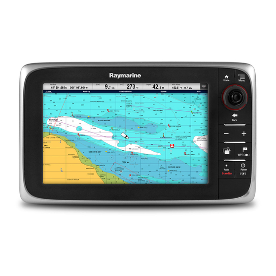 Raymarine a series Installation And Operation Instructions Manual