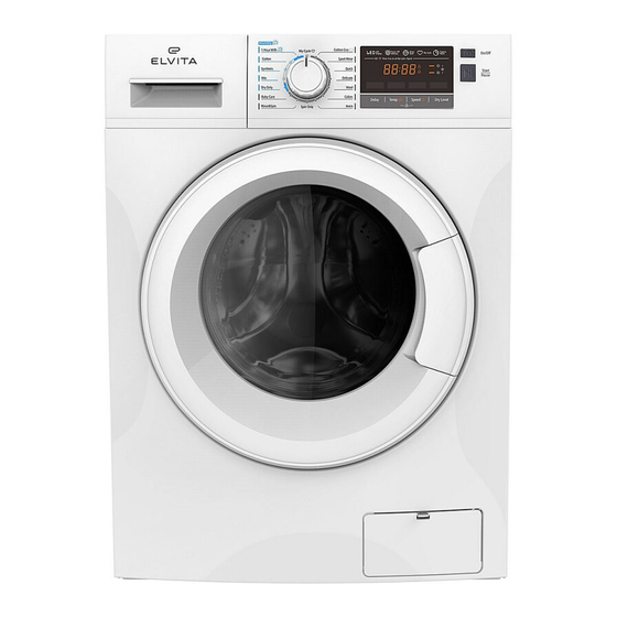 elvita CTC3860V Washing Machine Manuals