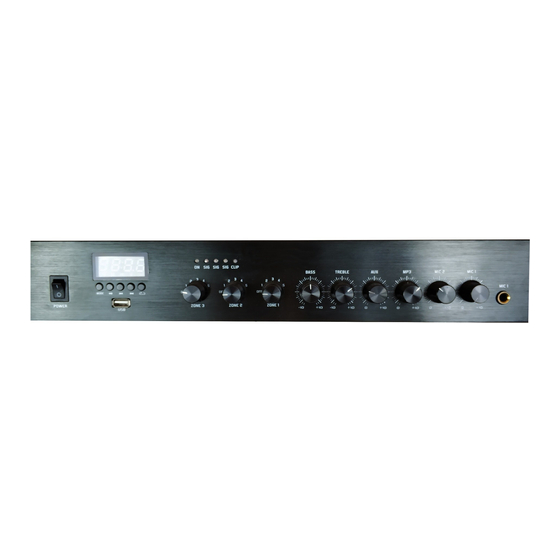 MT-POWER AUDIO PMA-120-3 User Manual