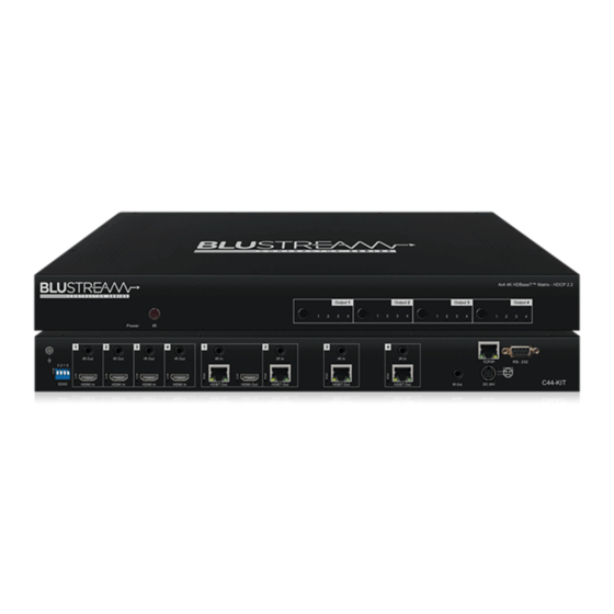 BluStream C44-KIT Quick Reference Manual